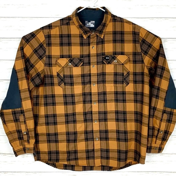 under armour men's flannel